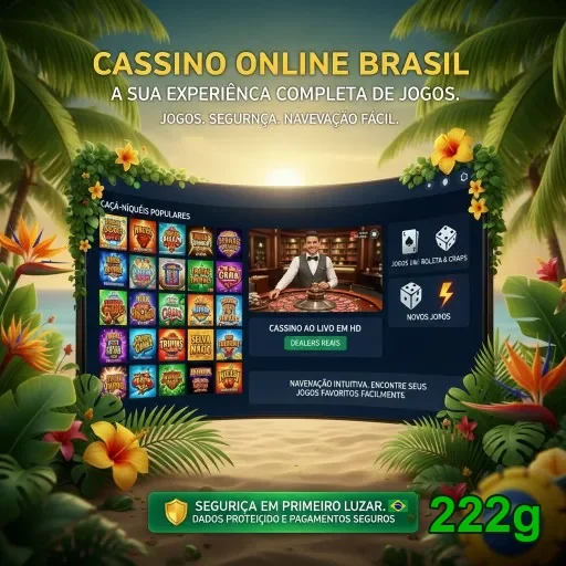 Ilustração de Por que escolher slot games na 222g?