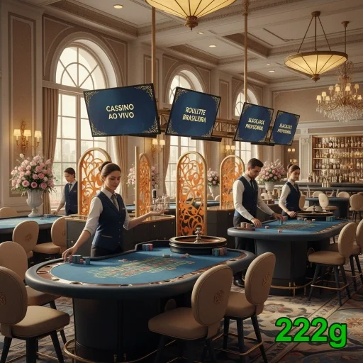 Ilustração de Explore a Experiência de Jogos ao Vivo no 222g